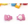 Babagomb 1,5x1,7 cm bagoly lila