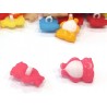 Babagomb 1,5x1,7 cm bagoly pink