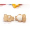 Babagomb 1,5x1,7 cm bagoly barna