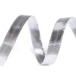 Díszszalag 0,7 cm ezüst