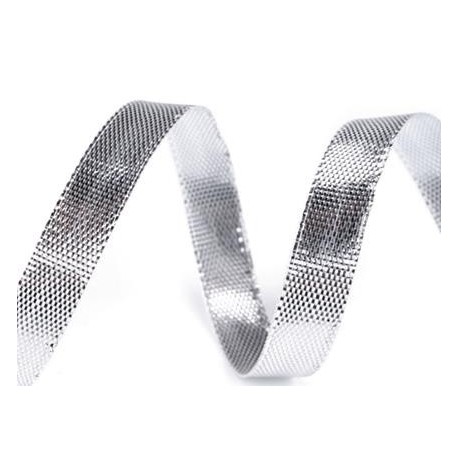 Díszszalag 0,7 cm ezüst