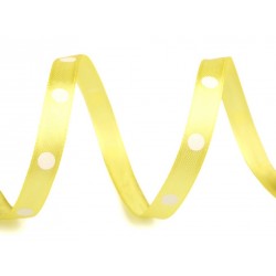 Szalag 1 cm pötyös sárga