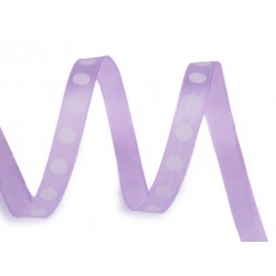 Szalag 1 cm pötyös világoslila