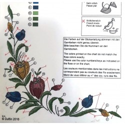 Hímezhető előfestett terítő 1342 80x80 cm