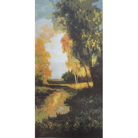 Gobelin 20x40 cm 838 Renoir - Hajnali sétány