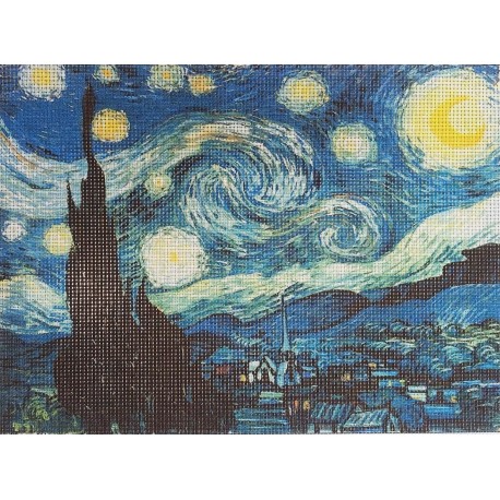 Gobelin 22x30 cm 231 Van Gogh - Csillagos éjj 1889