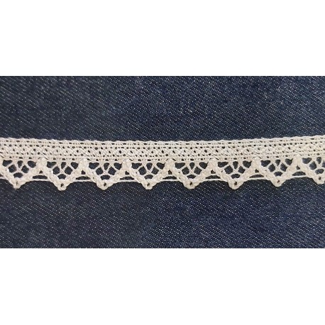 Pamutcsipke 2 cm fehér cikkcakkos szélcsipke