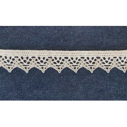 Pamutcsipke 2,2 cm szürke-fehér cikkcakkos szélcsipke