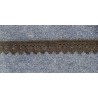 Pamutcsipke 2 cm fekete cikkcakkos szélcsipke