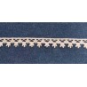 Pamutcsipke 1,4 cm barna pikós szélcsipke