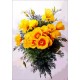Gobelin 40x28 cm Sz:441 Sárga virágcsokor