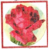 Gobelin 7x7 cm 617 T Rózsa