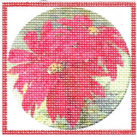 Gobelin 7x7 cm O Sz:615 Mikulásvirág