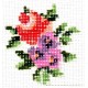 Gobelin 8x8 cm 0808-17 Csokor
