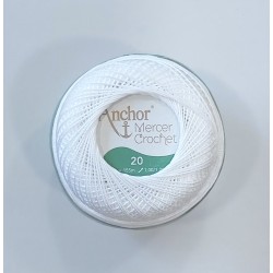 Mercer Crochet fehér 20-as 20 g
