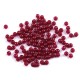 Műanyag tekla gyöngy 0,4 cm 10 g bordó