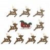 Dress It Up gombszett Sew Cute Sleigh/Reindeer