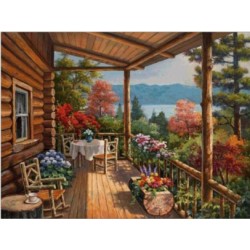 Gobelin 40x30 cm 4020 Terasz