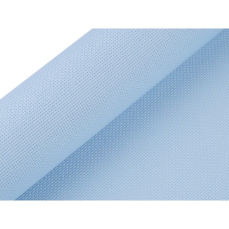 Aida 5 keresztszemes anyag világoskék 50 cm széles