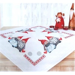 Hímezhető előfestett terítő 80x80 cm 8025