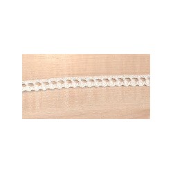 Pamutcsipke 1,1 cm krém hullámos szélcsipke