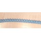 Pamutcsipke 1,2 cm kék cikkcakkos szélcsipke