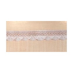 Pamutcsipke 2,5 cm bézs hullámos szélcsipke