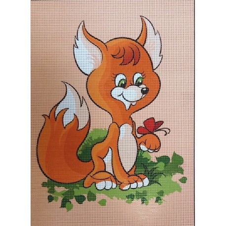 Gobelin 22x30 cm 1048 Róka