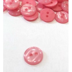 Gomb 1 cm rózsaszín gyöngyházfényű