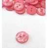 Gomb 1 cm rózsaszín gyöngyházfényű