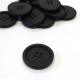 Gomb 3 cm matt fekete