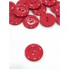 Gomb 2 cm piros