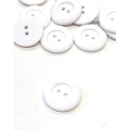Gomb 2 cm fehér