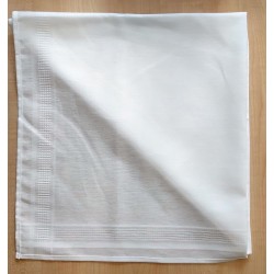Hímezhető terítő 80x80 cm fehér