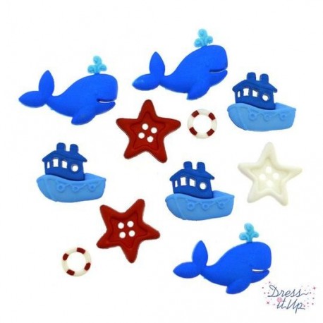 Dress It Up gombszett Ahoy Baby