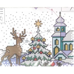 Hímezhető előfestett futó 5015 40x100 cm