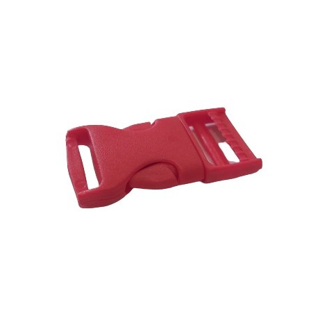 Kertészcsat 2,5x5 cm piros