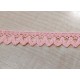 Pamutcsipke 2 cm barackrózsaszín cikkcakkos szélcsipke