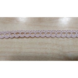 Pamutcsipke 1 cm púder hullámos szélcsipke