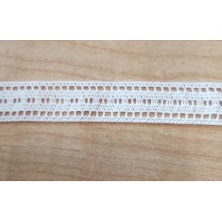 Pamutcsipke 1,9 cm fehér szalagcsipke