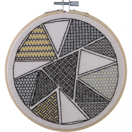 Blackwork szett 13 cm ABW0004 Háromszögek