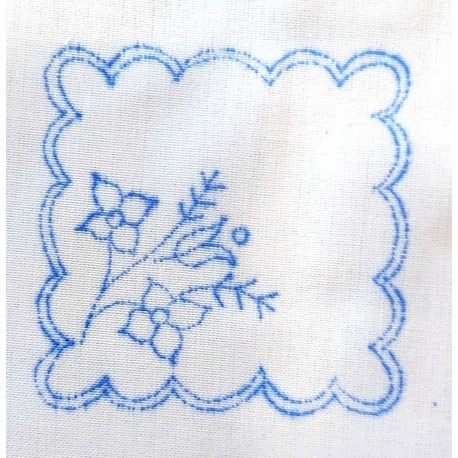 Hímezhető terítő 10 cm szegetlen IV.