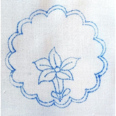 Hímezhető terítő 10 cm szegetlen VI.