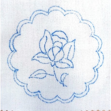 Hímezhető terítő 10 cm szegetlen III.