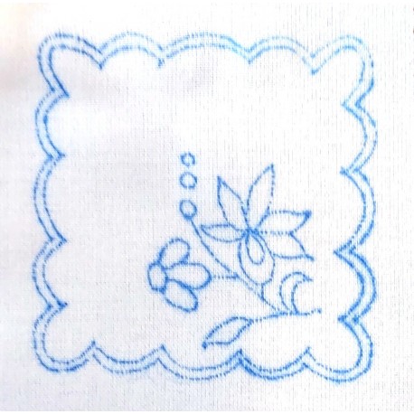 Hímezhető terítő 10 cm szegetlen II.