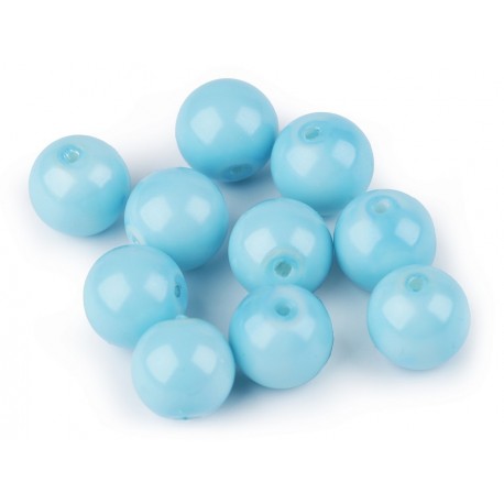 Teklagyöngy 1 cm világoskék 25 g