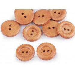 Gomb fa 1,8 cm tölgy