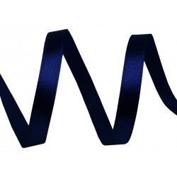 Szatén szalag 0,6 cm mélykék