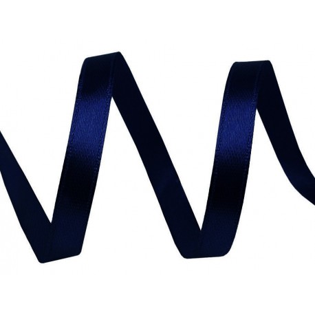 Szatén szalag 0,6 cm mélykék