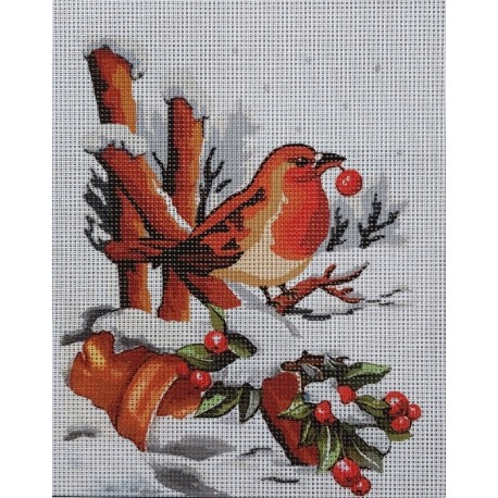 Gobelin 20x25 cm 6016 Vörösbegy télen